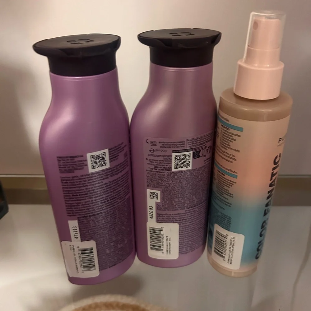 Pureology Hydrate Shampoo Conditioner + Color Fanatic Leave-In Spray Set NEW